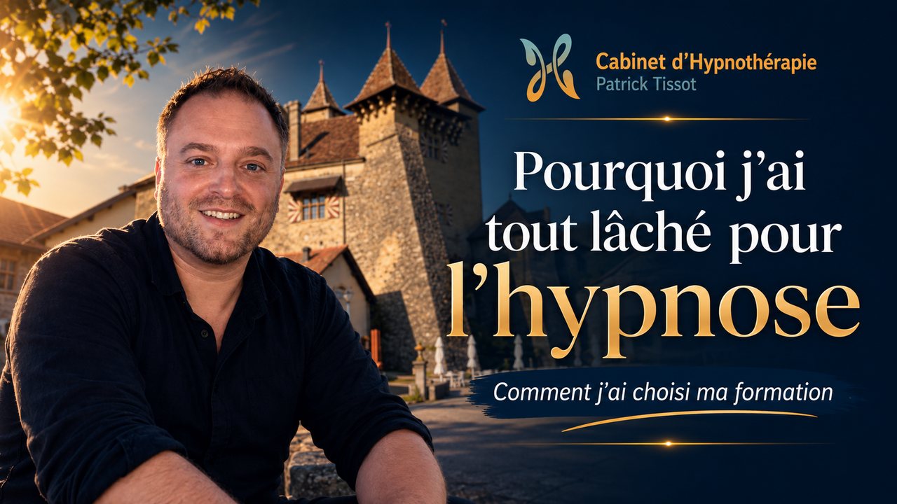 Patrick Tissot présente son choix de formation en hypnose thérapeutique avec Denis Jaccard